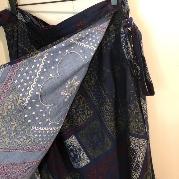 Modcloth Midi Wrap Skirt Size 2x (B9) - Picture 4 of 8